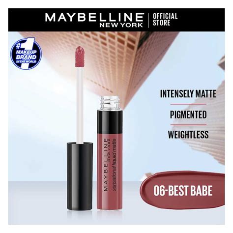 maybelline new york|Sensational Liquid Matte Lip Tint .